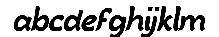 Kungfoo Fighter Oblique Font LOWERCASE