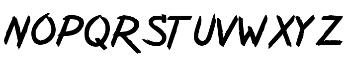 Kurazan Regular Font UPPERCASE