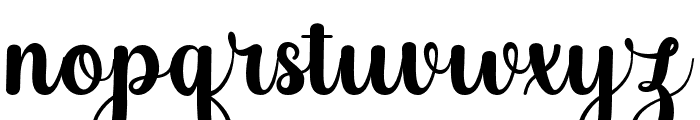 Kurenia Regular Font LOWERCASE