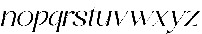Kurosa Delight Oblique Font LOWERCASE