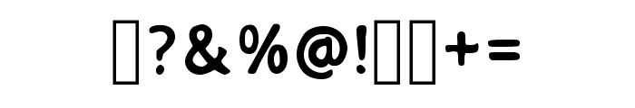 Kurus Regular Font OTHER CHARS