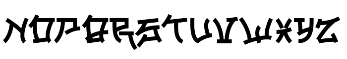 Kyoko Regular Font UPPERCASE