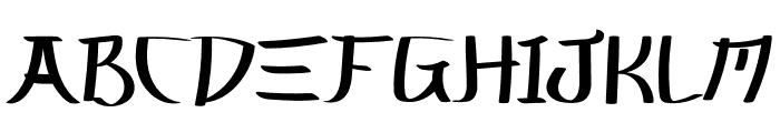 Kyoto Thin Font UPPERCASE