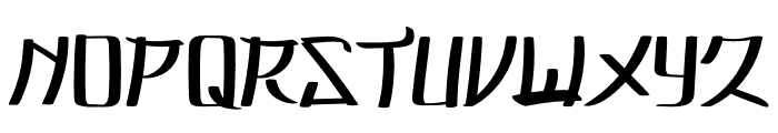 Kyoto Thin Font UPPERCASE