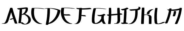 Kyoto Thin Font LOWERCASE