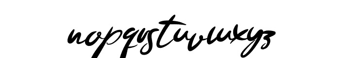 Kyroon Italic Font LOWERCASE