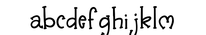 LADYTWO Regular Font LOWERCASE