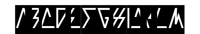 LAGGTASTIC-Inverse Font UPPERCASE