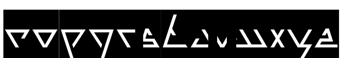 LAGGTASTIC-Inverse Font LOWERCASE