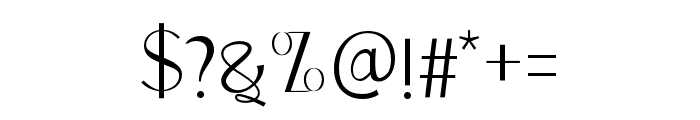 LAMORA-Regular Font OTHER CHARS