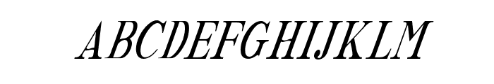 LAPETITEGAZETTECAPITAL-Italic Font LOWERCASE
