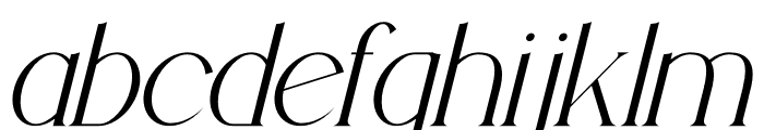 LATUNA Italic Font LOWERCASE