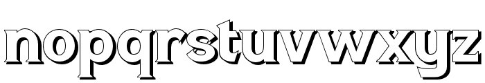 LATUNNER-Shadow Font LOWERCASE