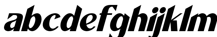 LAUNCHED MODERN BOLD ITALIC Font LOWERCASE