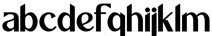 LAUNCHED MODERN REGULAR Font LOWERCASE