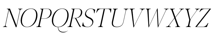 LAURA Italic Font UPPERCASE