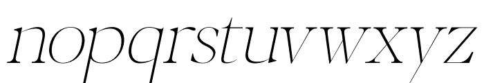 LAURA Italic Font LOWERCASE