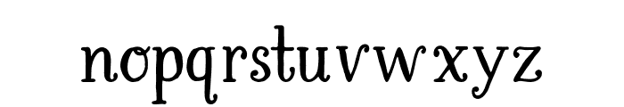 LBSweetie-Bold Font LOWERCASE