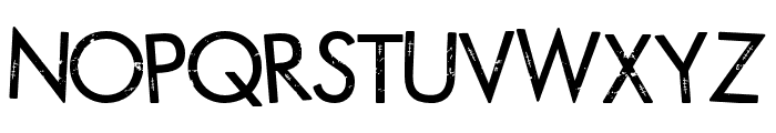 LD Frank's Friends Distressed Font UPPERCASE