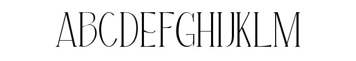 LE Buffec Extra Light Font UPPERCASE