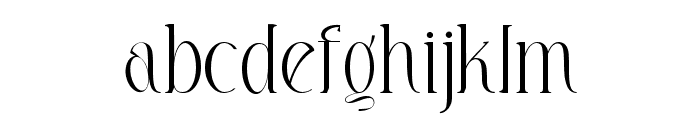 LE Buffec Regular Font LOWERCASE