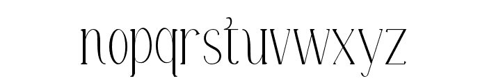 LEBuffec-ExtraLight Font LOWERCASE