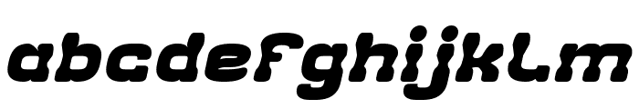 LEFT AND RIGHT Bold Italic Font LOWERCASE