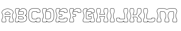 LEFT AND RIGHT-Hollow Font UPPERCASE