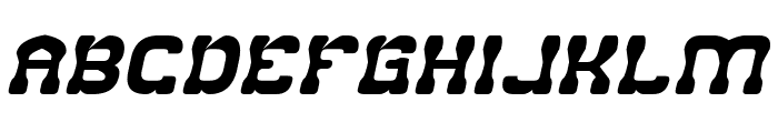 LEFT AND RIGHT Italic Font UPPERCASE