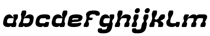 LEFT AND RIGHT Italic Font LOWERCASE