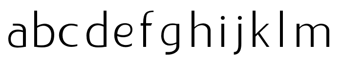 LIEUR-Light Font LOWERCASE
