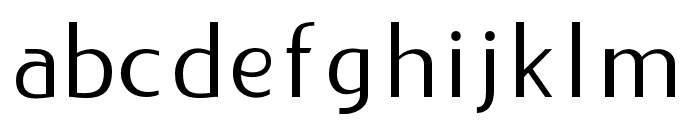 LIEUR-Regular Font LOWERCASE
