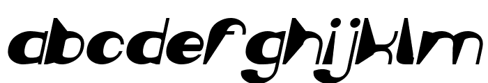 LIGHT AND SHADOW Italic Font LOWERCASE