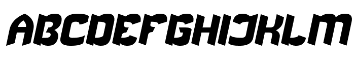 LIGHT CRUISER Italic Font UPPERCASE