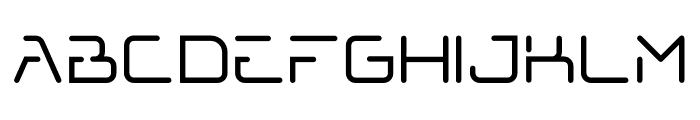 LIGHT SPACE Font UPPERCASE