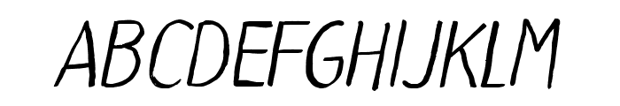 LILIRUNITALIC Font LOWERCASE