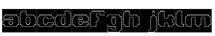 LOGOTYPE-Hollow Font LOWERCASE