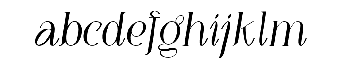 LOUIS felligri Medium Slanted Font LOWERCASE