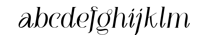 LOUIS felligri SemBd Slant Font LOWERCASE