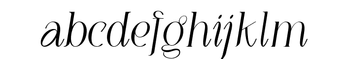 LOUIS felligri Slanted Font LOWERCASE