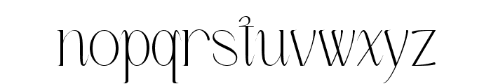 LOUIS felligri Thin Font LOWERCASE