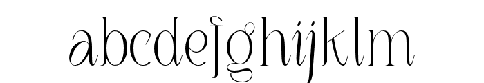 LOUISfelligri-ExtraLight Font LOWERCASE