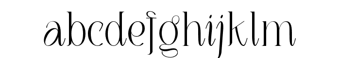 LOUISfelligri-Light Font LOWERCASE