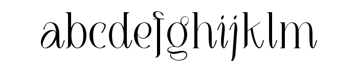 LOUISfelligri-Regular Font LOWERCASE