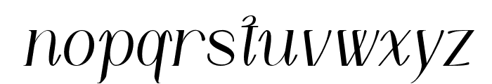 LOUISfelligri-SemiBoldSlanted Font LOWERCASE