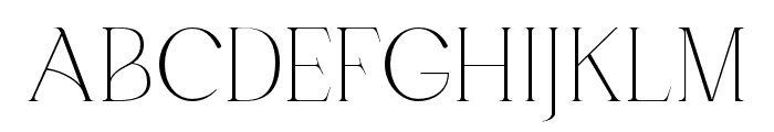 LOUISfelligri-Thin Font UPPERCASE