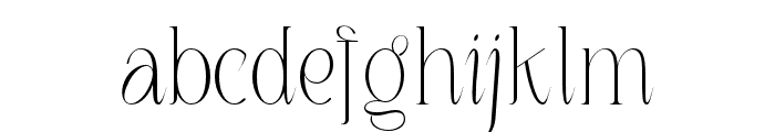 LOUISfelligri-Thin Font LOWERCASE