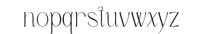 LOUISfelligri-Thin Font LOWERCASE