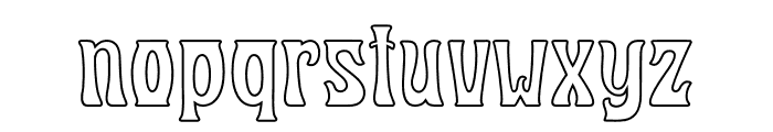 LOVECRAFT OUTLINE Font LOWERCASE
