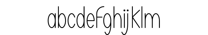 LOVI-Light Font LOWERCASE